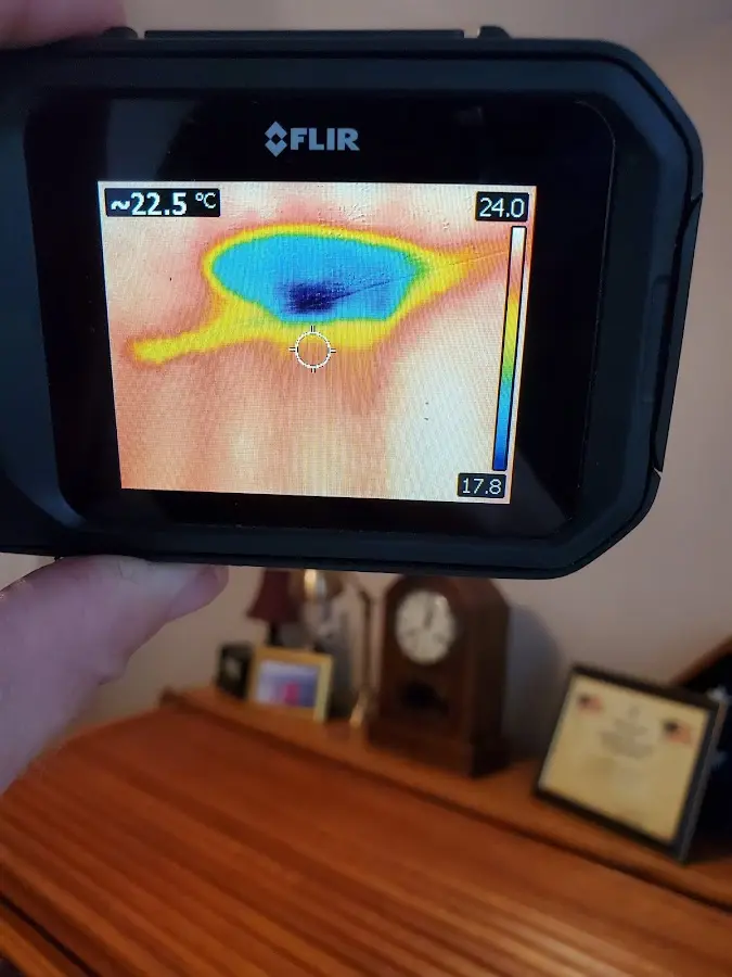 Thermal imaging inspection for water damage in Caldwell